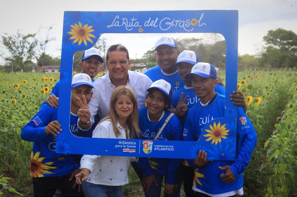 «La ruta del girasol llega por primera vez a Sabanalarga»: elsa noguera