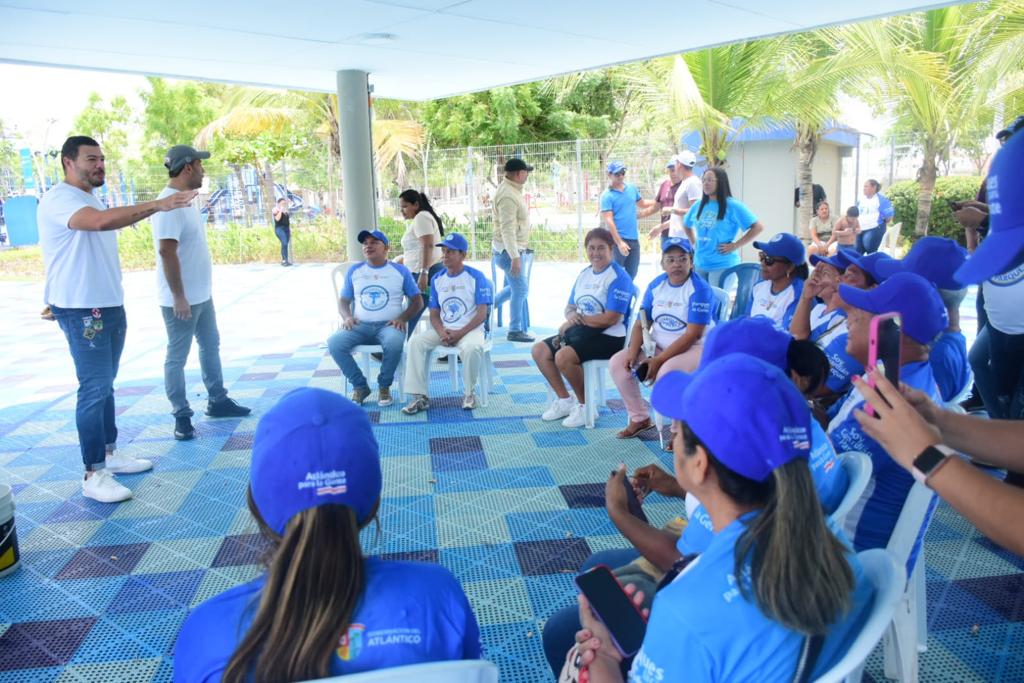Guardianes del parque de Galapa y Malambo compartieron experiencias sobre el uso y apropiación del espacio público