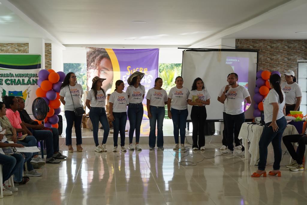 Colosó y chalán, con miras a un mejor futuro a través de las mesas de concertación de Sucre esucha