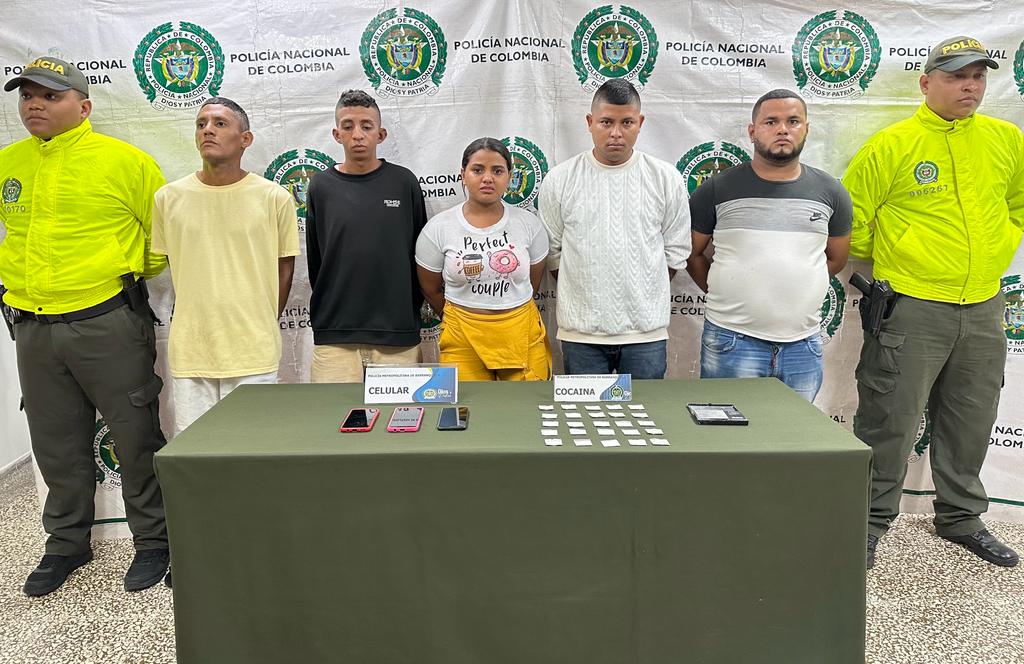 En operativos de la Policía fue desarticulada una banda dedicada al hurto a entidades comerciales