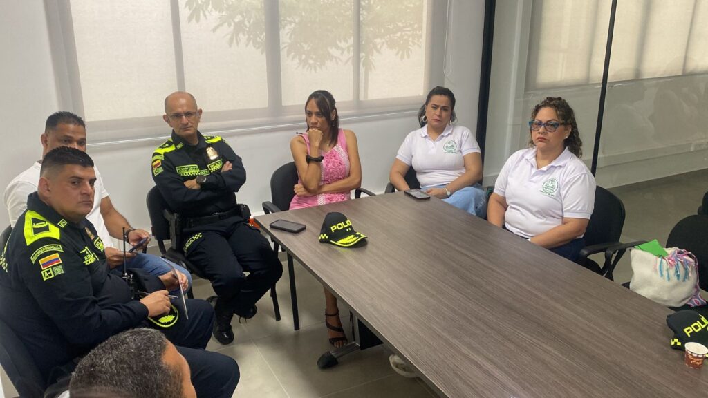 Comandante de la Policía metropolitana se reunió con funcionarios de Fiscalía general de la nación en Soledad