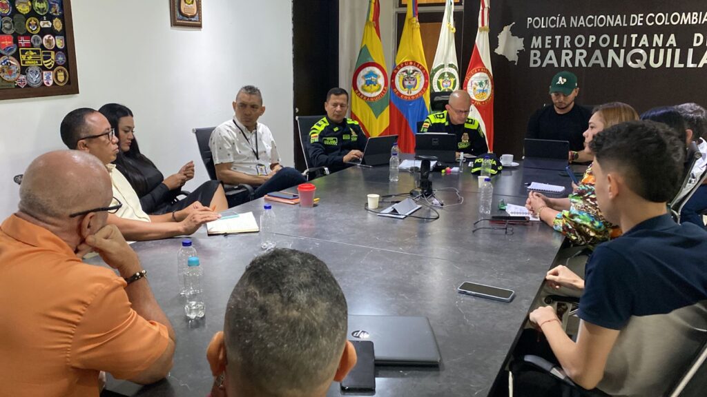 Fue llevada a cabo una reunión estratégica de seguridad con gremios del Atlántico