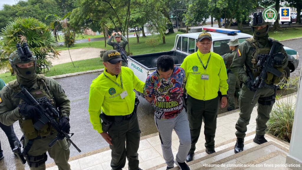 Alias ‘vallenato’ fue enviado a la cárcel por su posible participación en el asesinato de un subteniente del ejército en san josé del guaviare