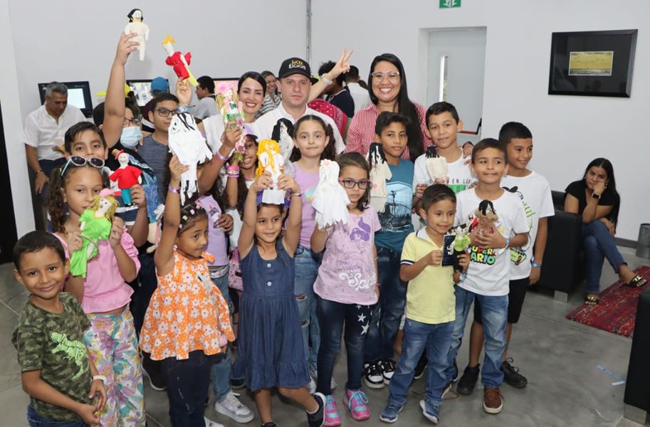 Exposucre 2023 abrió espacios lúdicos para los niños y niñas sucreños en las instalaciones del libro total