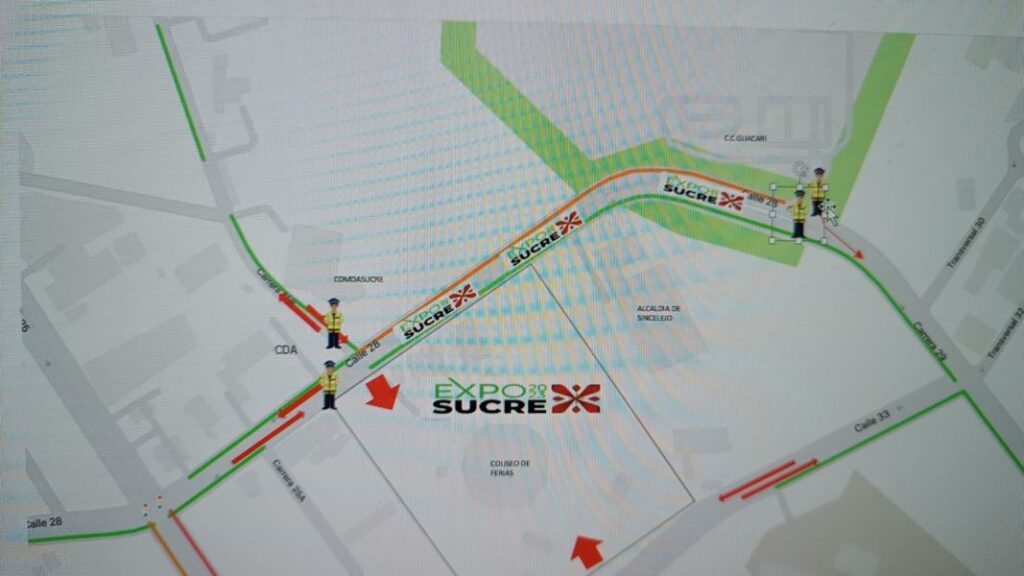 Atención se inician cierres de vías en Sincelejo por inicio de exposucre a la calle 2023