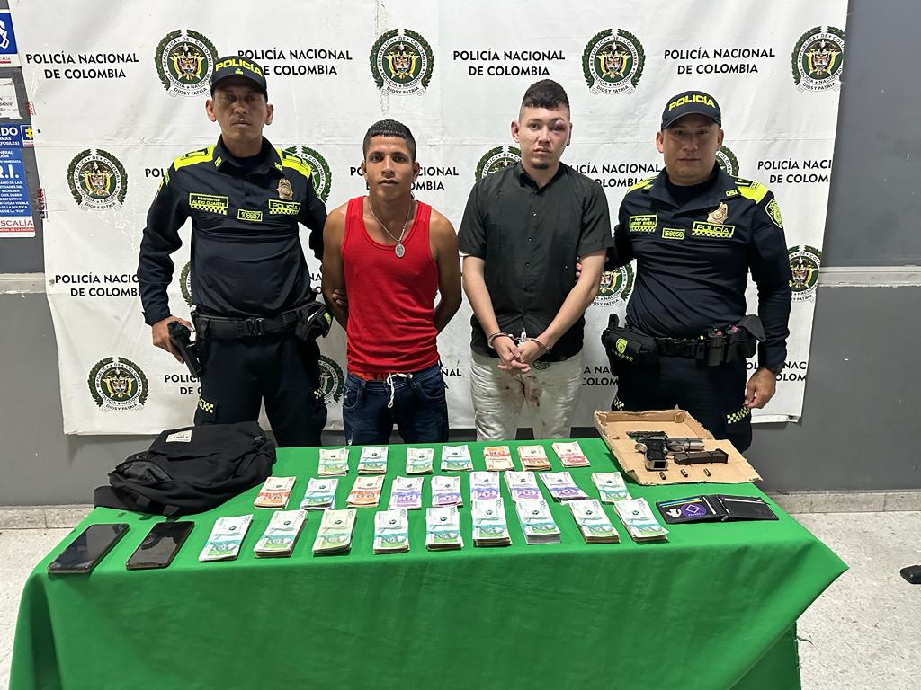 Dos hombres fueron capturados por hurto en el norte de Barranquilla