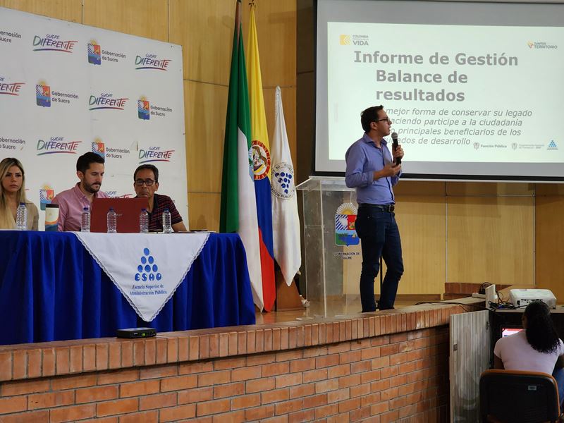 Gobernación de Sucre, esap, dnp y la función pública realizaron taller de orientaciones para la transición de gobiernos territoriales