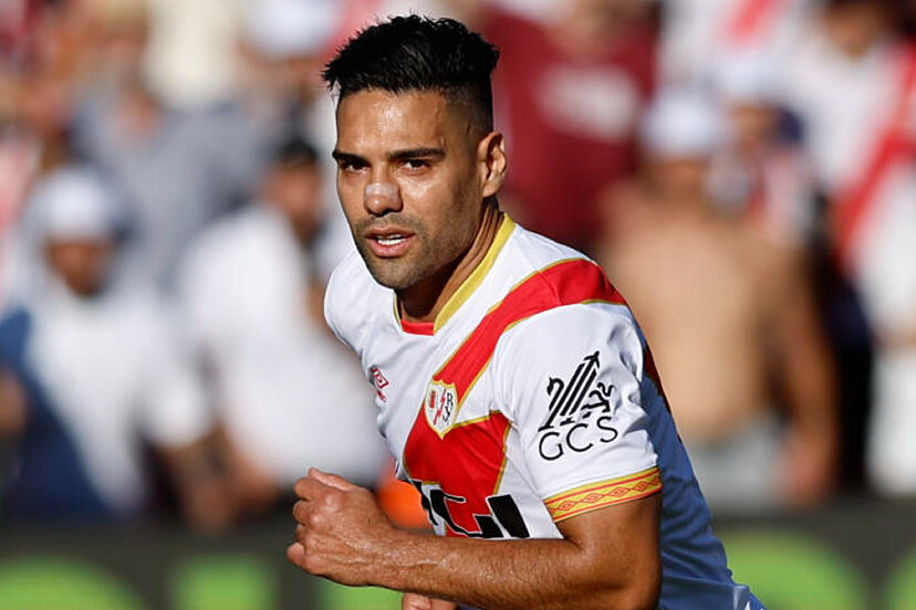Falcao volvió al gol y salvó al rayo vallecano de una derrota
