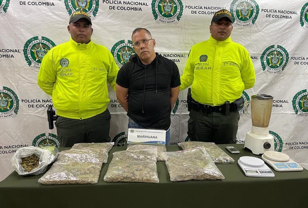 Un hombre fue capturado por tráfico de drogas, en una diligencia de allanamiento en Barranquilla