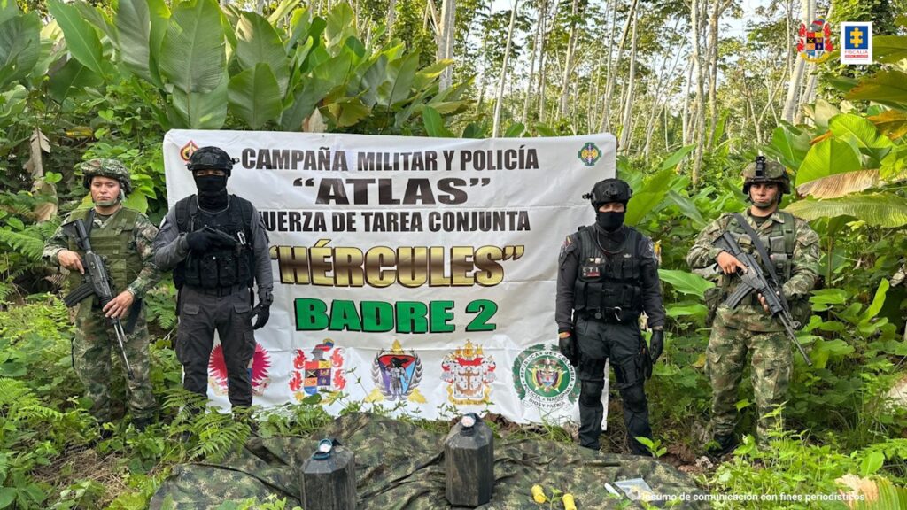 Fiscalía ubica y destruye de manera controlada material explosivo que al parecer iba a ser utilizado en nariño y que podría afectar a la comunidad