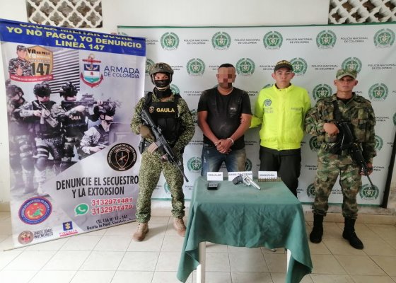 Armada de Colombia capturó a alias ‘cleto’