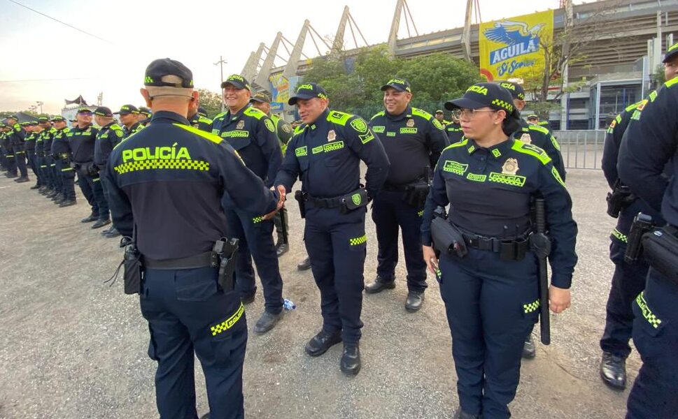 1.300 miembros de la Policía se encargarán de la seguridad durante el partido Colombia vs uruguay