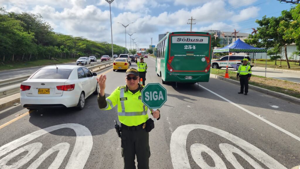 Todo listo en el operativo de seguridad para los viajeros en el puente festivo en Barranquilla