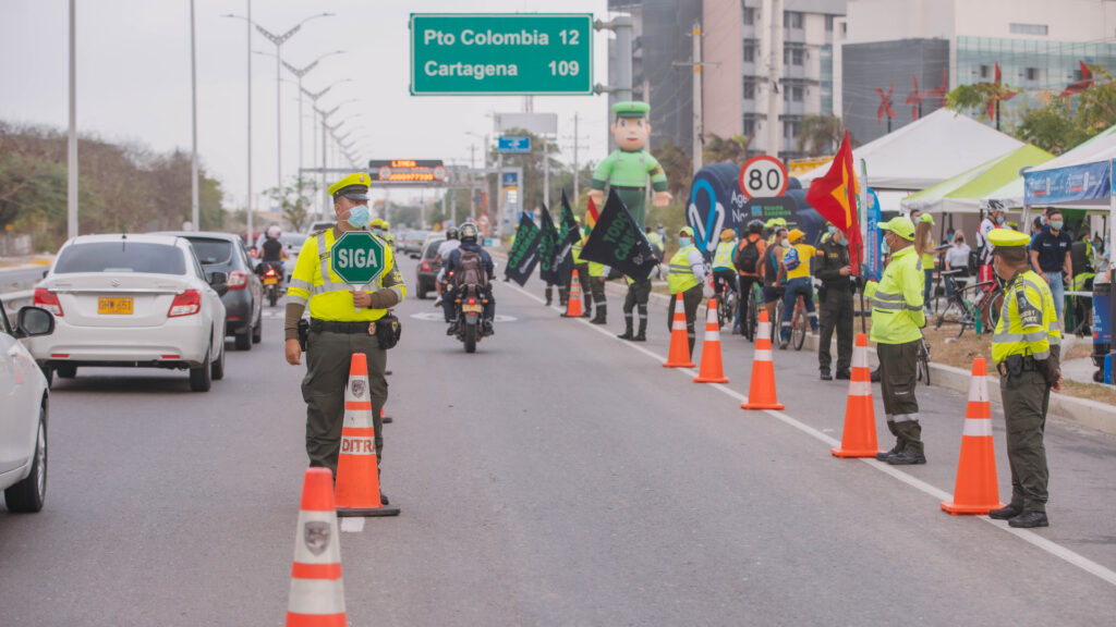 Todo listo para la seguridad vial en Barranquilla, para la semana de receso