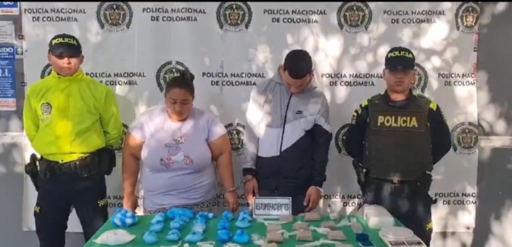 Dos capturados por tráfico de drogas en la chinita