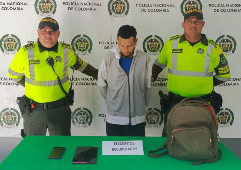Un hombre fue capturado por hurto en el barrio las delicias