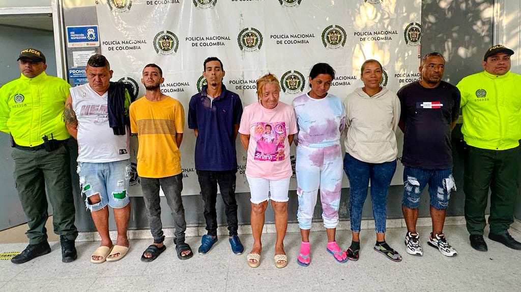 Siete personas sindicadas de controlar el microtráfico en Barranquilla fueron capturadas en las últimas horas