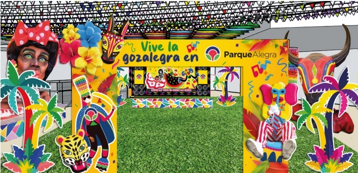 Ya llegó la “Gozalegra” a parque alegra
