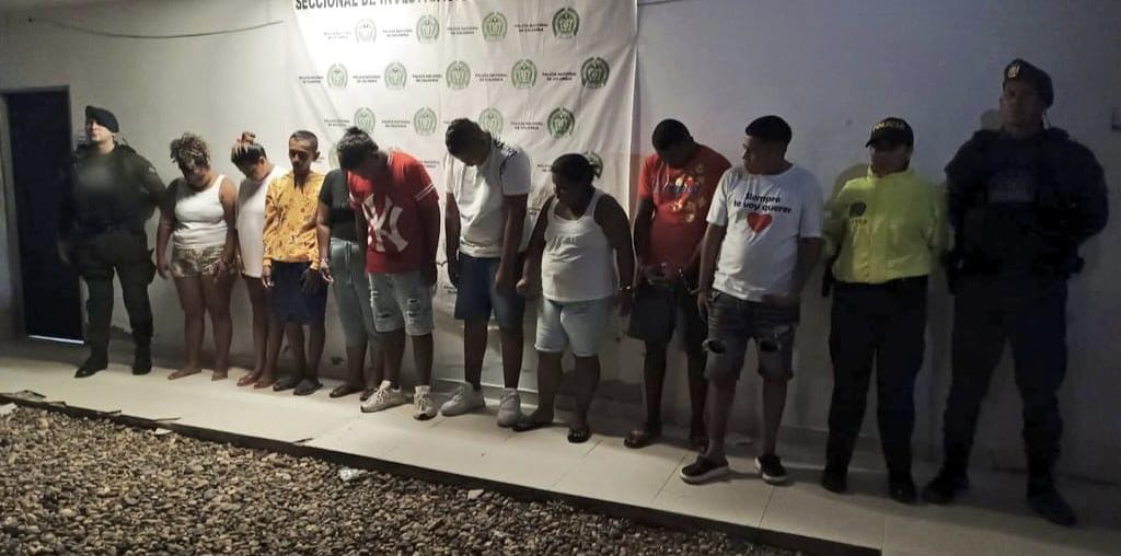 Cayeron 9 presuntos jíbaros de la banda delincuencial ‘los timbolillos’