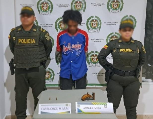 Como pez fuera del agua quedó alias ‘escamoso’ después de que lo pilló la Policía