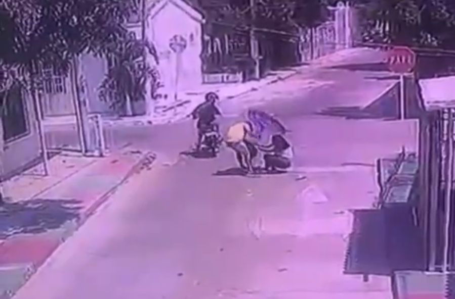 Mujer en el barrio los olivos de Barranquilla no se dejó atracar