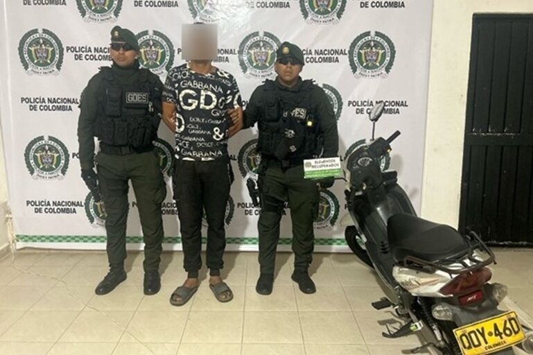 Un hombre fue capturado por la Policía cuando intentaba hurtar una motocicleta