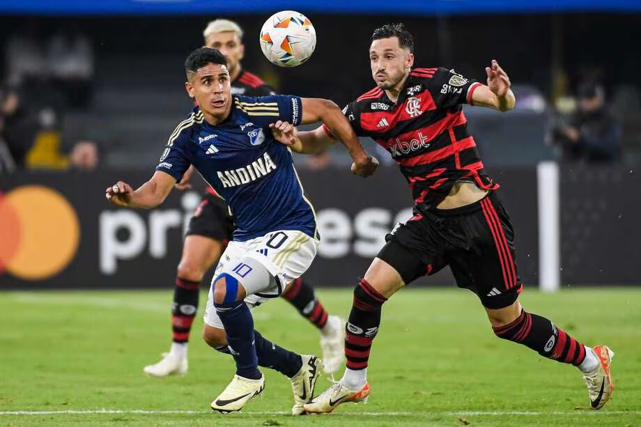 Jugando con uno menos millonarios rescató un punto en su debut de copa libertadores