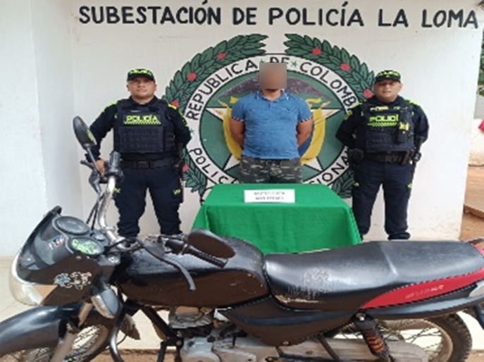 Un hombre fue capturado por falsedad marcaria mientras se movilizaba en una motocicleta