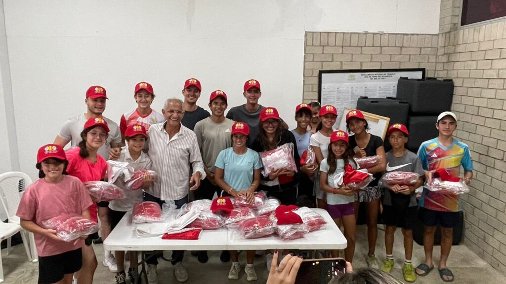 Liga de tenis del Atlántico dio a conocer la nomina para torneo interligas 2024