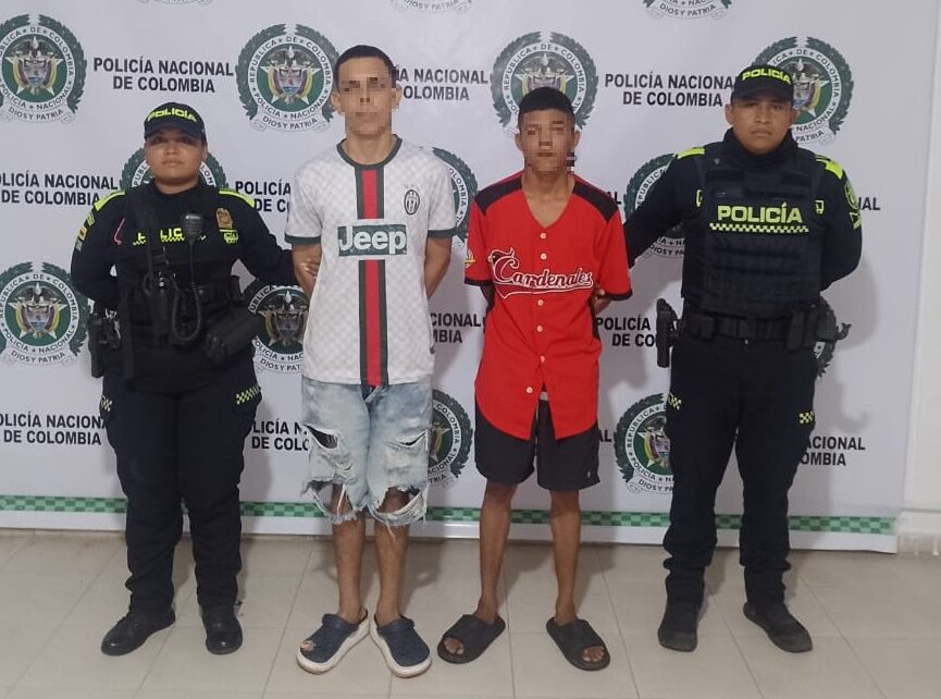 Dos sujetos fueron capturados en Valledupar por lesiones personales