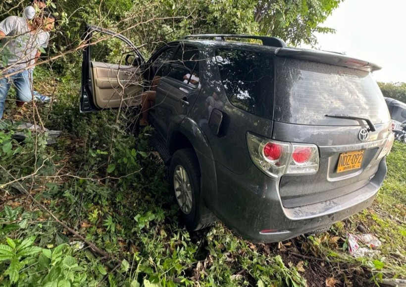 El rey vallenato jaime luis campillo sufrió un accidente de tránsito en una vía del Cesar