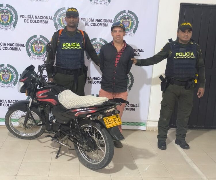 Un hombre fue capturado por receptación en Valledupar en las últimas horas