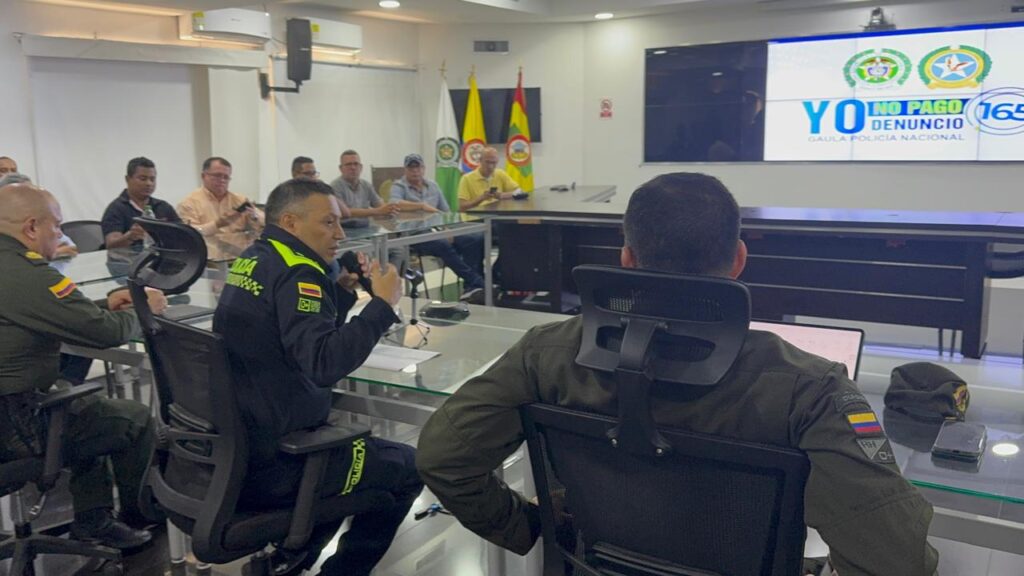 La Policía metropolitana de Barranquilla sigue adelantando acciones contra la extorsión en la ciudad