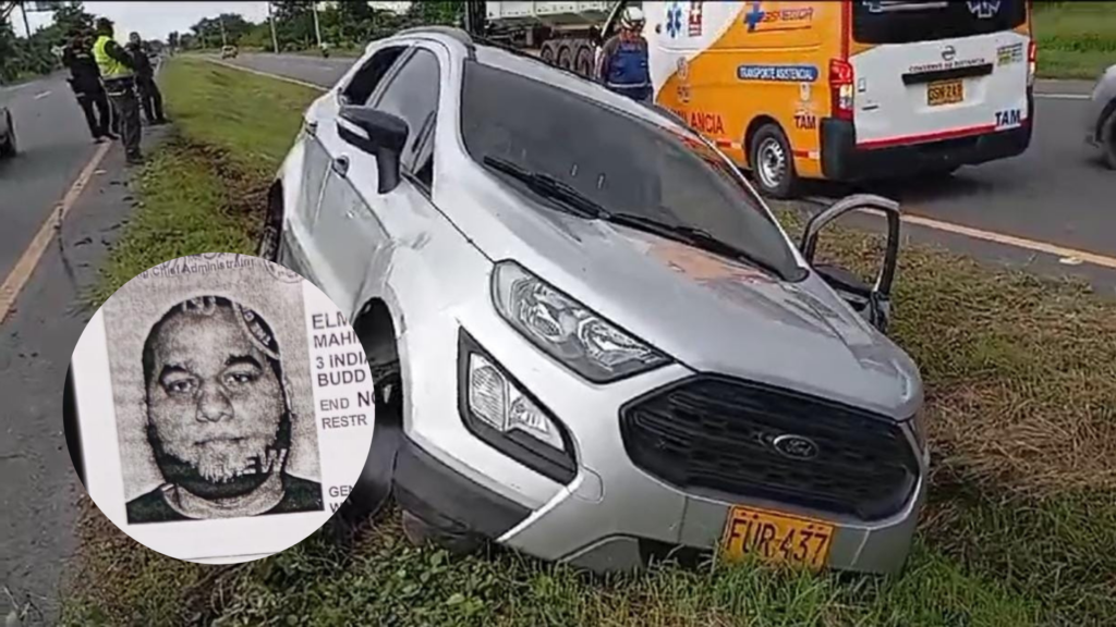 Un ‘gringo’ se robó un carro en cereté y la Policía lo detuvo en cercanías de lorica