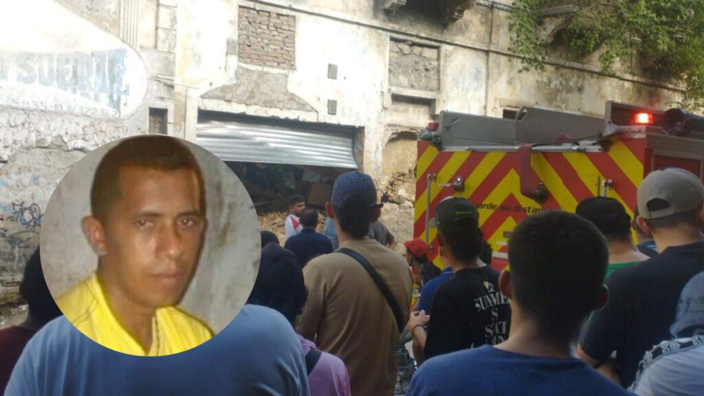 Fue hallado sin vida el hombre al que le cayó un plafón encima en el centro de Barranquilla