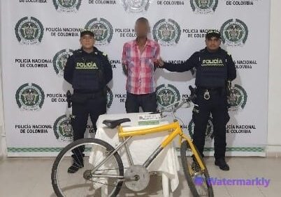 Un hombre fue capturado en flagrancia después de hurtar una bicicleta en Valledupar