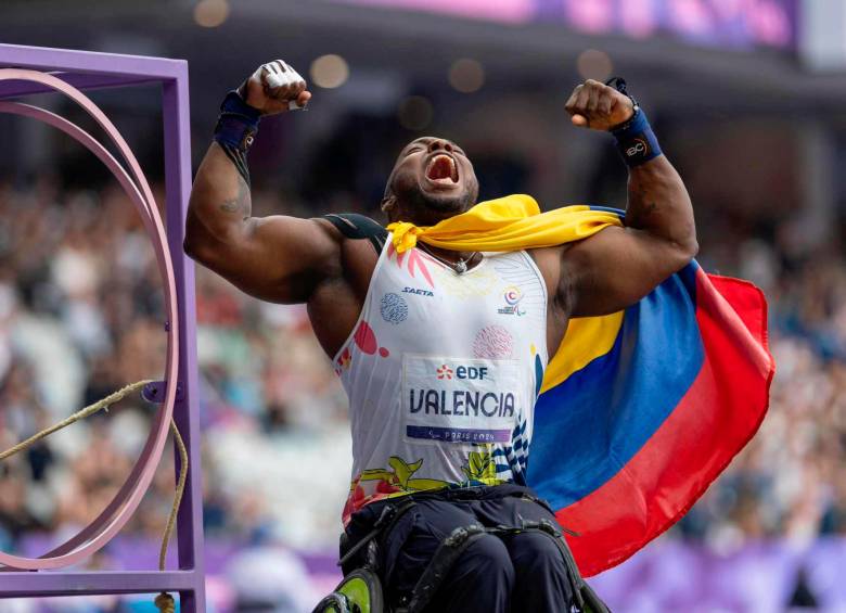 Mauricio valencia se colgó el oro en lanzamiento de bala en los juegos paralímpicos parís 2024