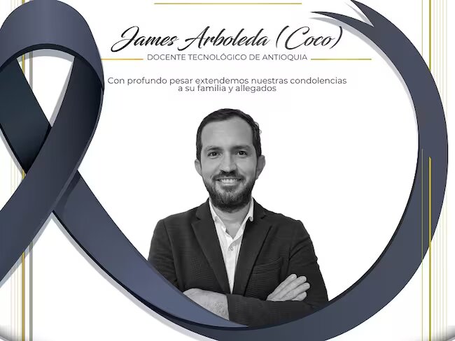 Hay luto en la comunidad educativa de antioquia por el homicidio de un docente universitario