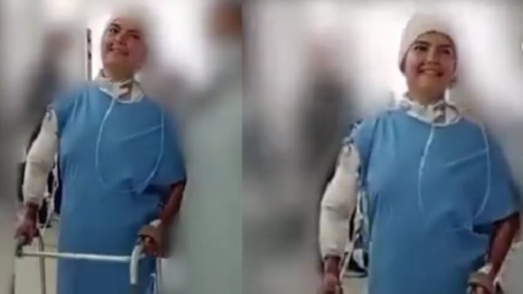 Laura villamil volvió a caminar dos meses después de su accidente en andrés carne de res