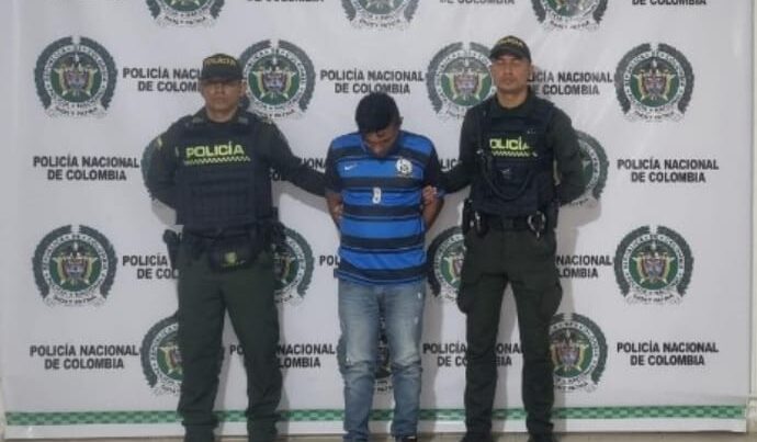 Un sujeto fue capturado en Valledupar por porte ilegal de armas de fuego en las últimas horas