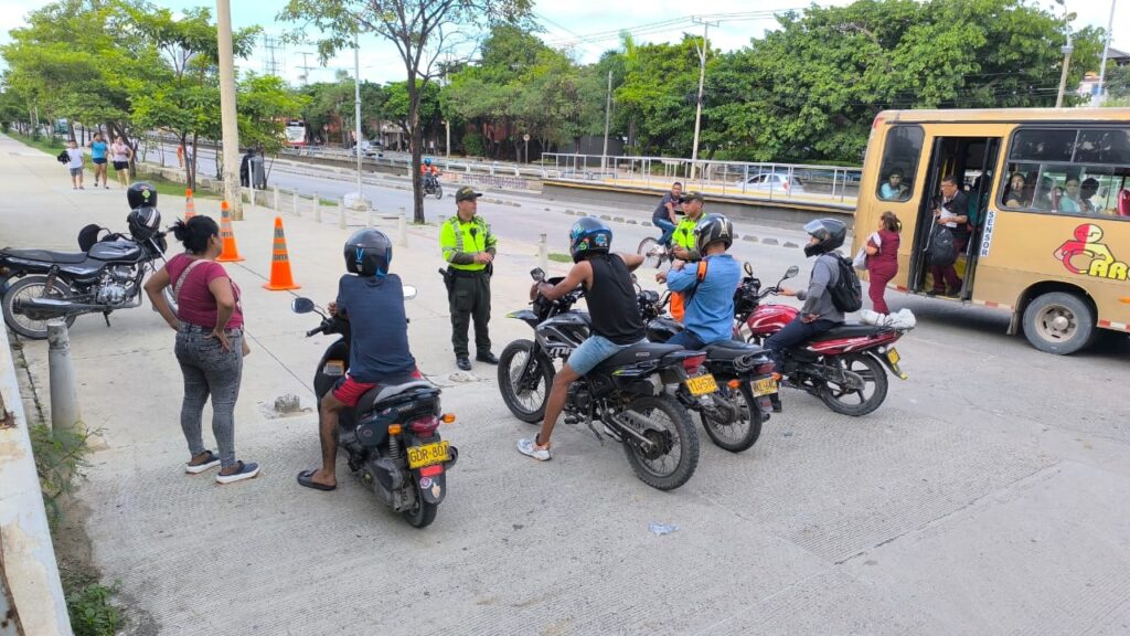 Se intensifican los operativos de control en toda Barranquilla de cara a la semana de receso escolar
