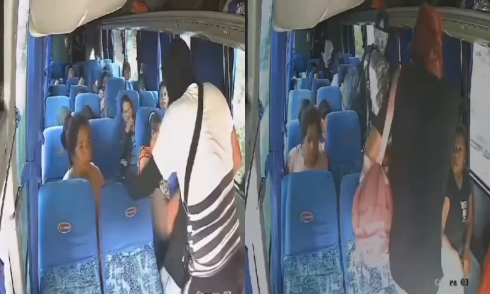 En vídeo quedó grabado el atraco a un bus que se movilizaba en la vía que comunica a popayán y pasto