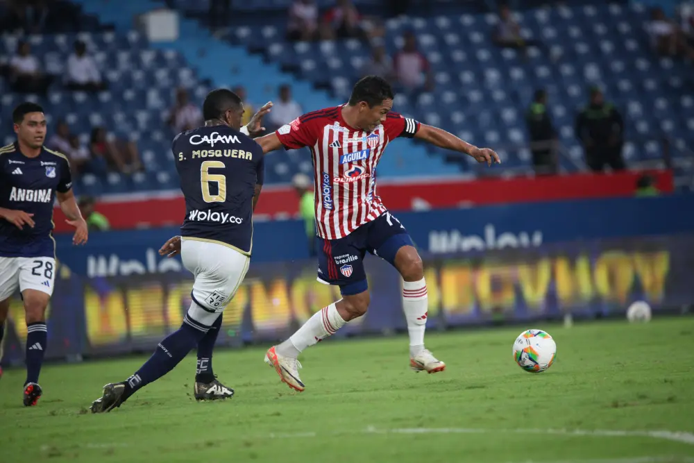 Junior no pasó del empate con millonarios y complicó su clasificación