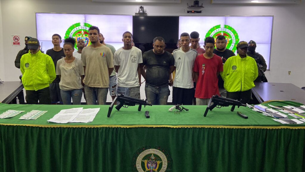Fueron capturados 16 presuntos miembros del ‘clan del golfo’ en el municipio de Galapa