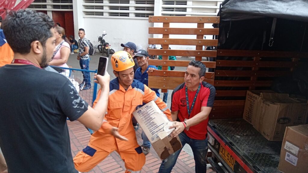 Distrito envió primeras ayudas humanitarias para afectados del catatumbo