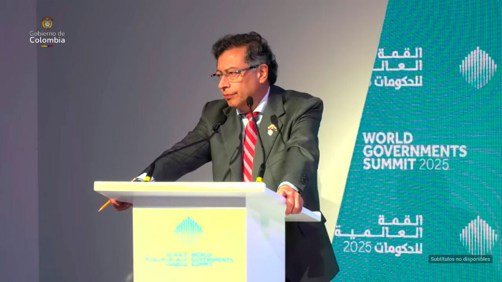 Presidente petro participó en panel sobre inteligencia artificial en cumbre mundial de gobiernos en dubái
