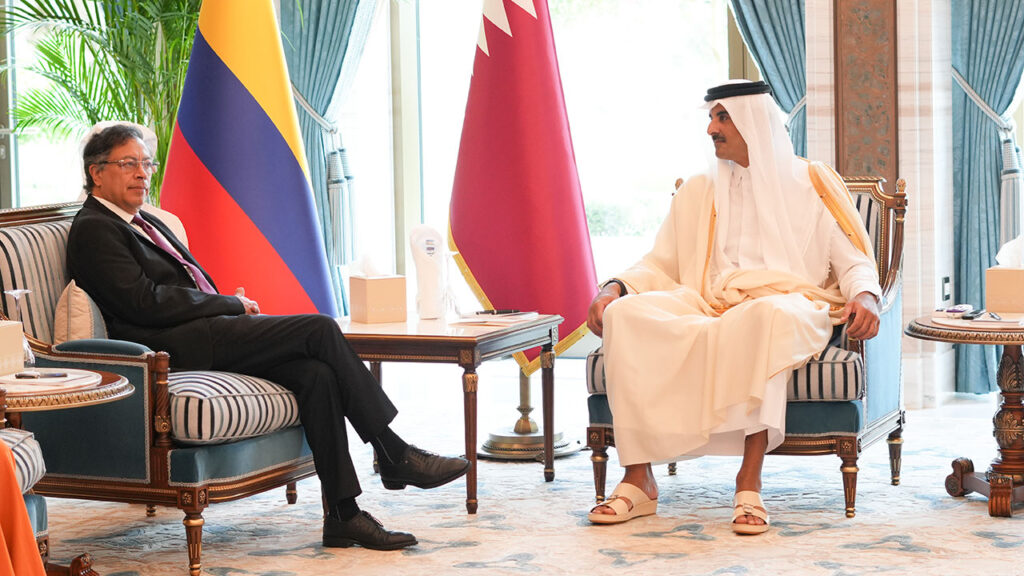 Qatar y Colombia reafirman su agenda de cooperación durante visita del presidente petro