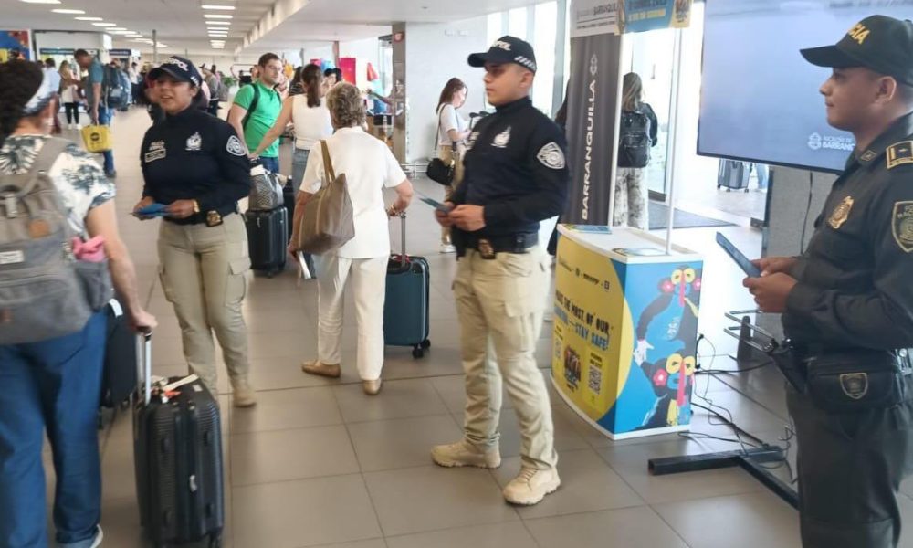 Con operativos de control y vigilancia en el aeropuerto, se busca el disfrute sano y seguro de los carnavaleros