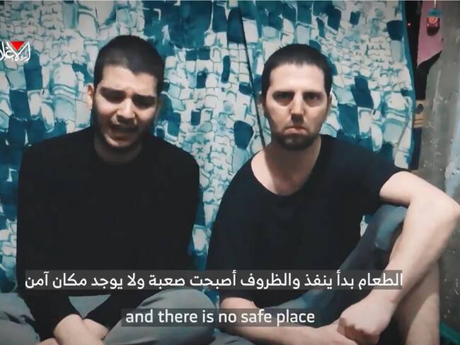 ¡Está con vida! Hamás dio a conocer un vídeo en el que aparece un ciudadano colombo-israelí secuestrado