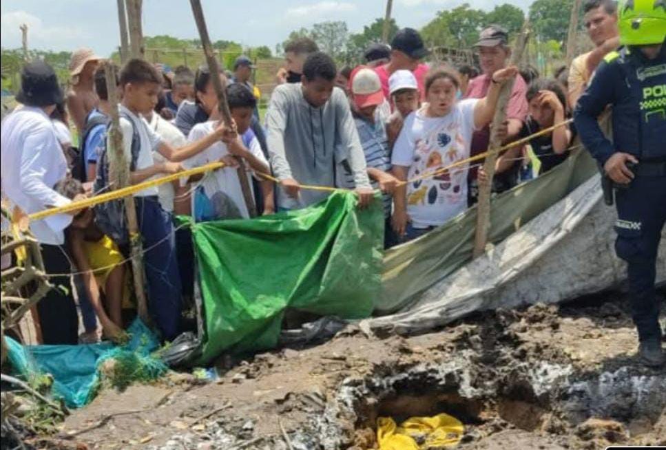 Fue hallado el cuerpo sin vida de una mujer enterrado en el patio de una vivienda en Ponedera